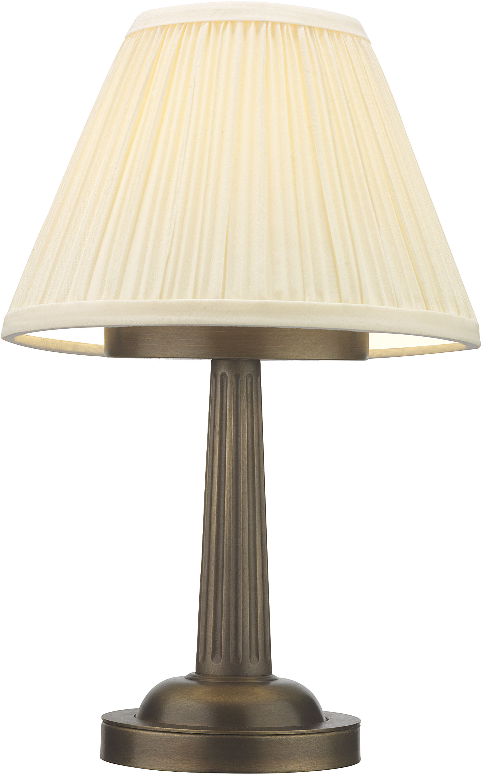 Our range of cordless lights includes the Lutton table lamp - an elegant, understated lamp made from Italian cast brass.